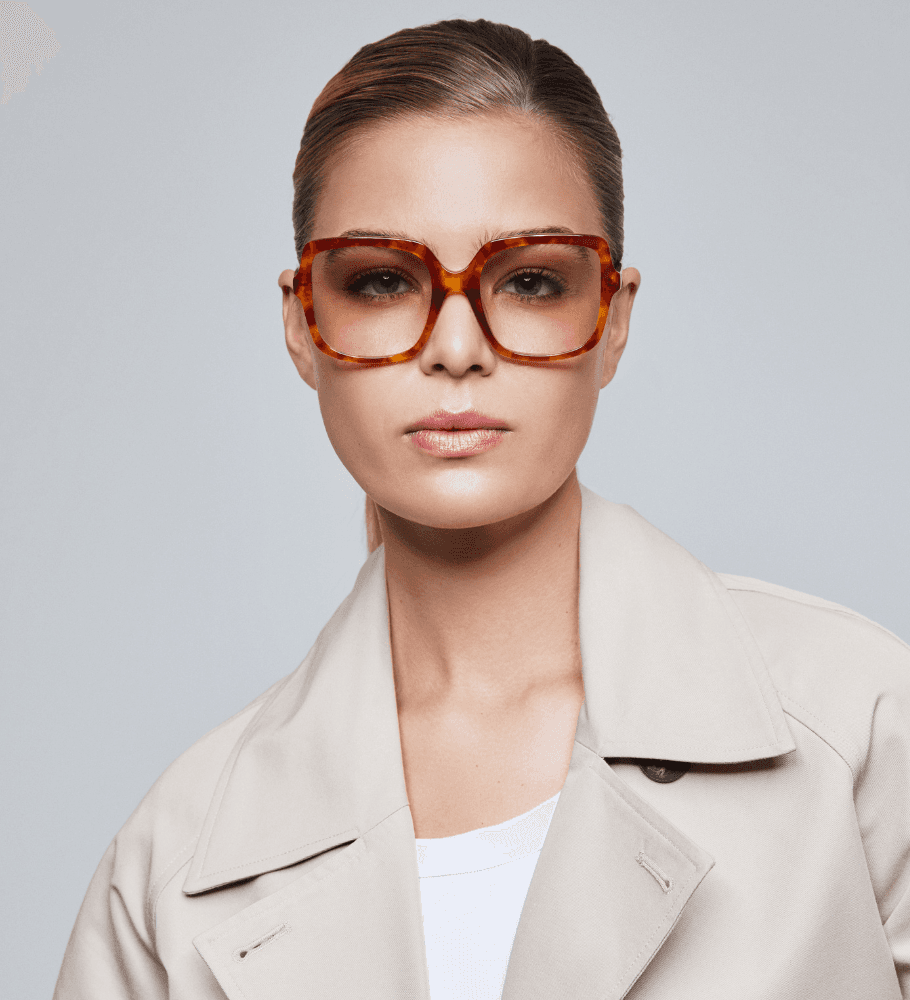 Elara Milky Brown Tinted Readers